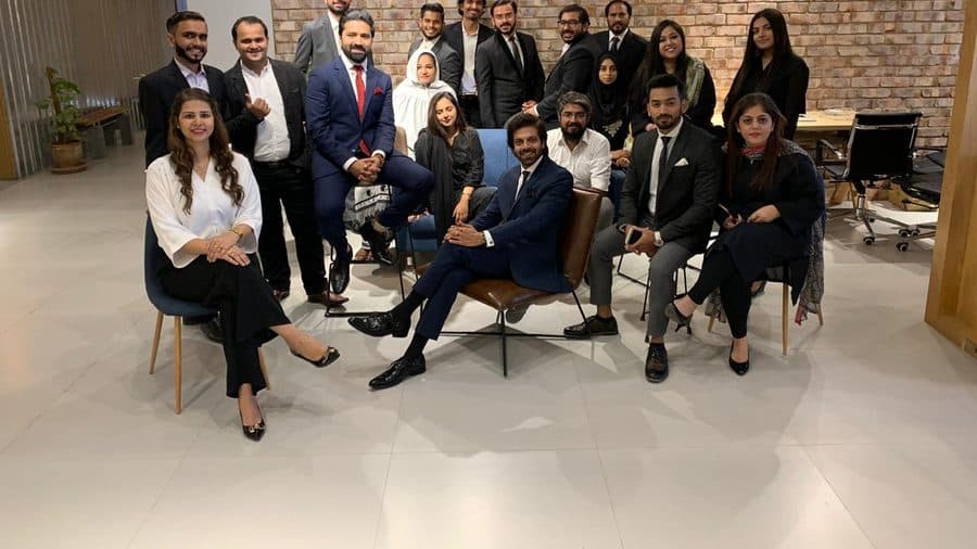 The Torque team together in the studio